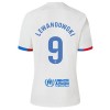 Maglia ufficiale Barcellona Lewandowski 9 Trasferta 2023-24 per Bambino